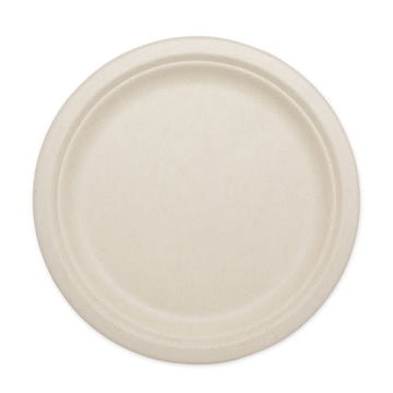 World Centric® Fiber Plates, 9" Dia, Natural, 1,000-carton freeshipping - TVN Wholesale